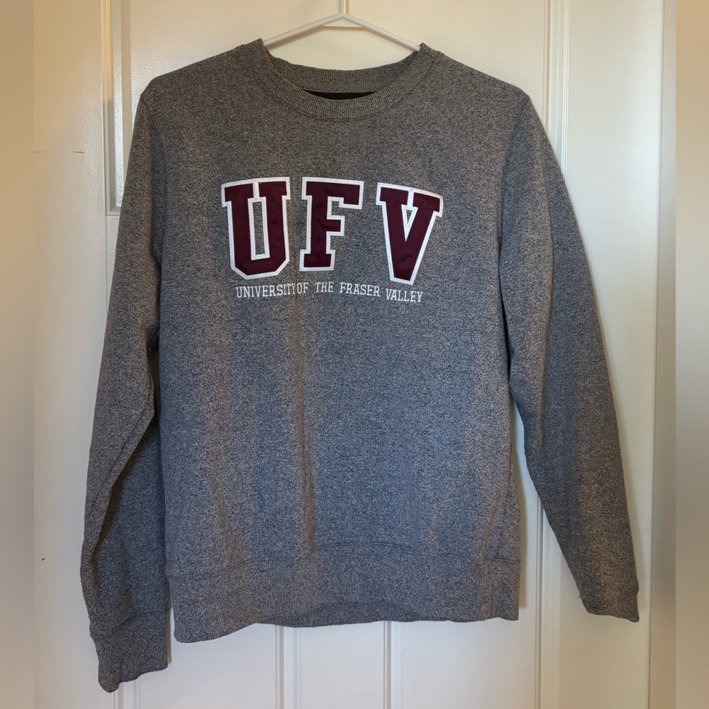 Classic UFV Gray Crewneck Sweater